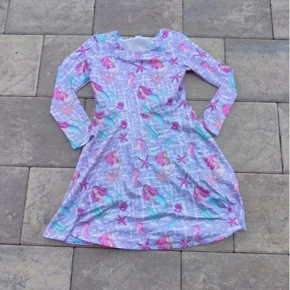 Mermaid theme dress
